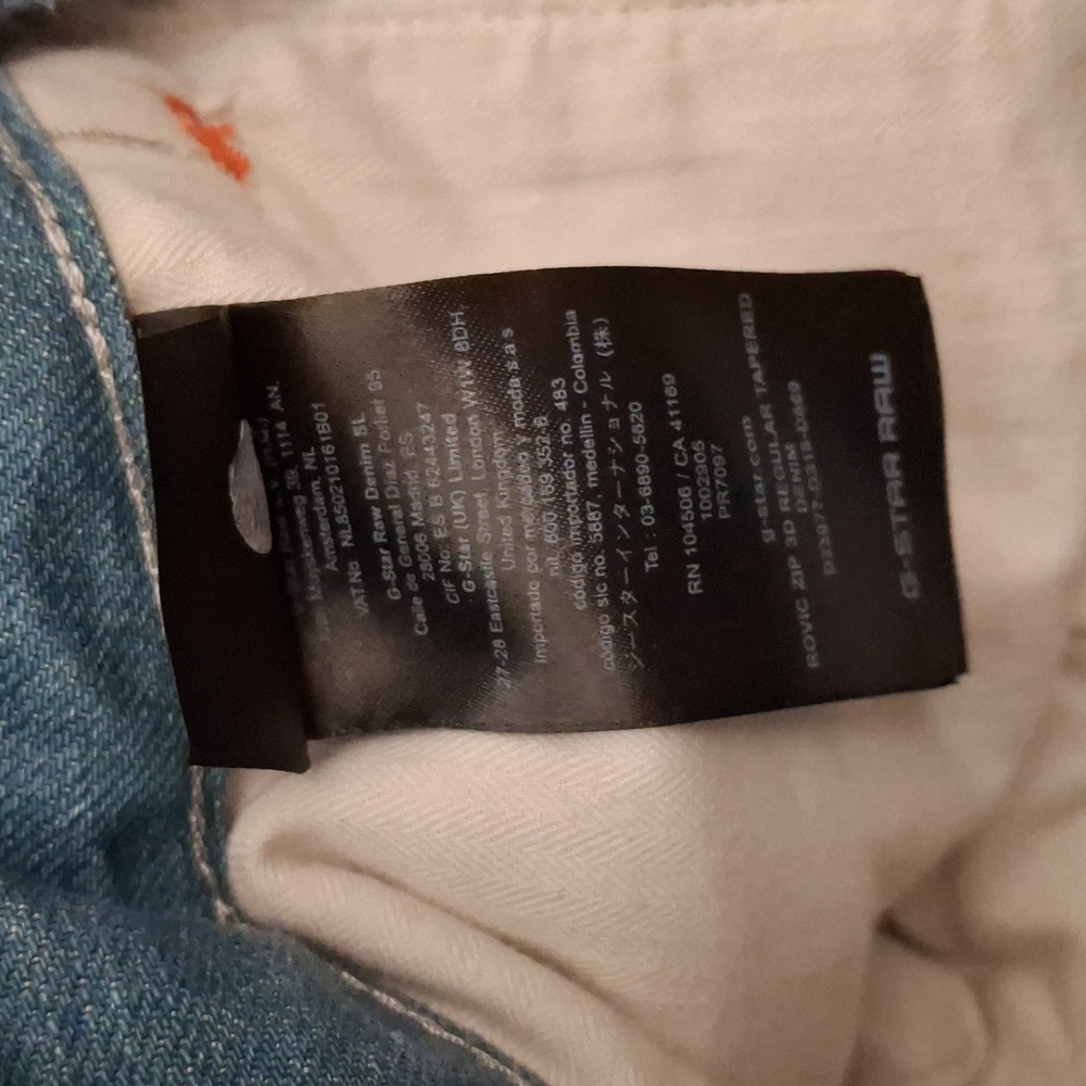 G-Star Raw Rovic Zip 3D Light Blue Denim Jeans_1 - Picture 6 of 6